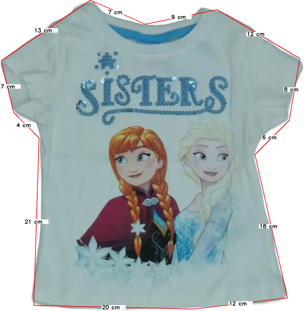 Fehér Disney Póló EU 110 / UK 5 év / US 5 év/XS