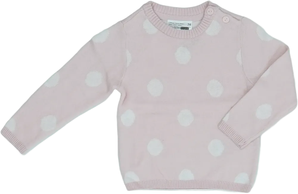 Rózsaszín Ergee Kötött pulcsi EU 68 / UK 3-6 hónap / US 3-6 hónap