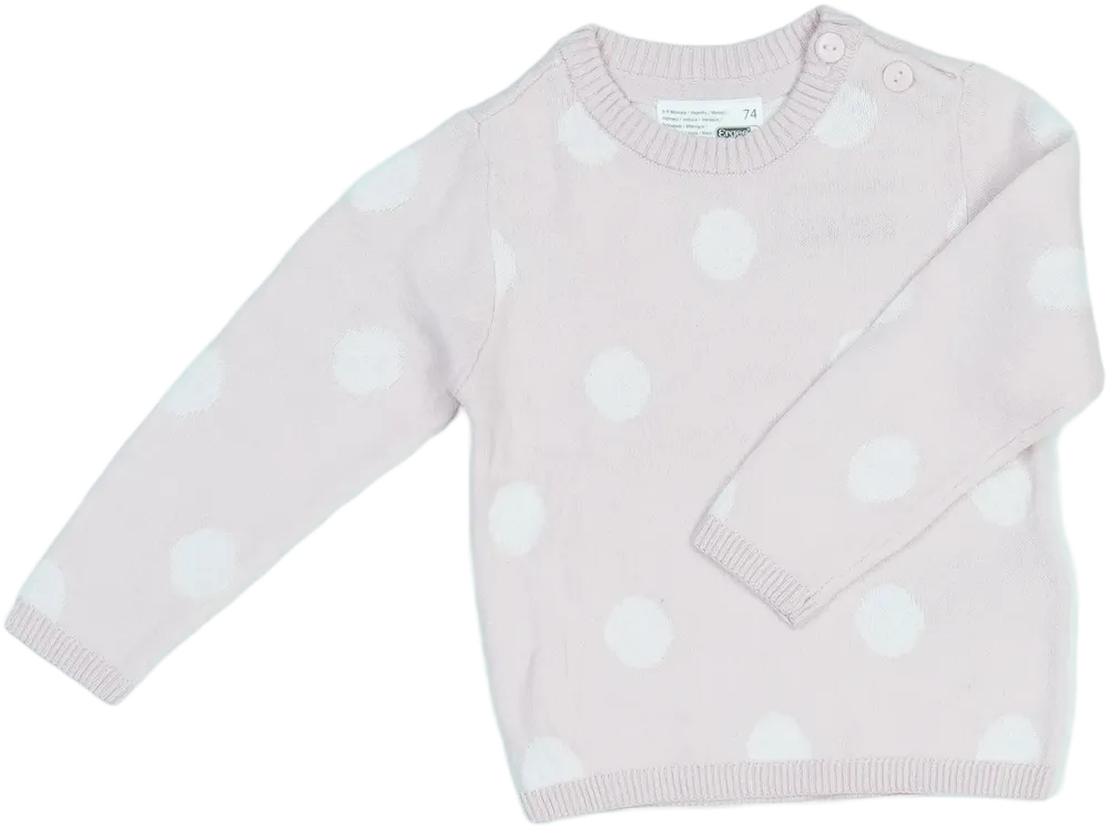 Rózsaszín Ergee Kötött pulcsi EU 74 / UK 6-9 hónap / US 6-9 hónap