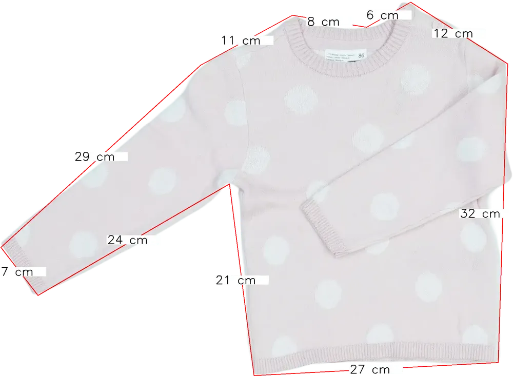 Rózsaszín Ergee Kötött pulcsi EU 86 / UK 12-18 hónap / US 18 hónap