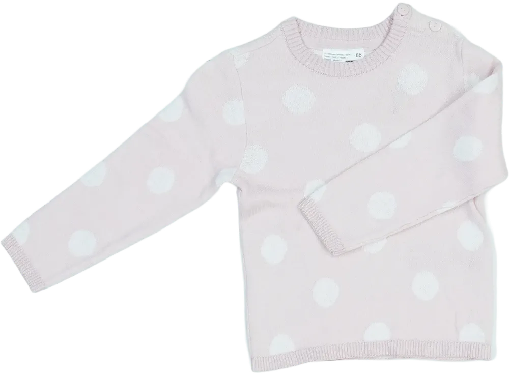 Rózsaszín Ergee Kötött pulcsi EU 86 / UK 12-18 hónap / US 18 hónap