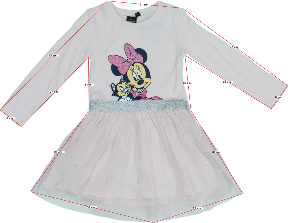 Rózsaszín Disney Ruha EU 110 / UK 5 év / US 5 év/XS