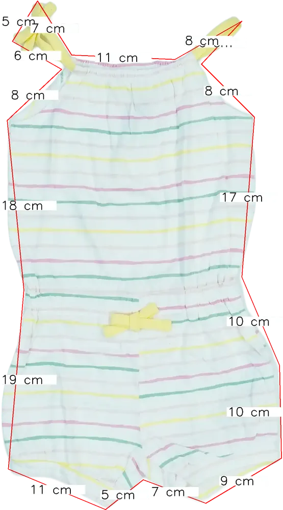 Fehér Ergee Playsuit / Jumpsuit EU 80 / UK 9-12 hónap / US 12 hónap