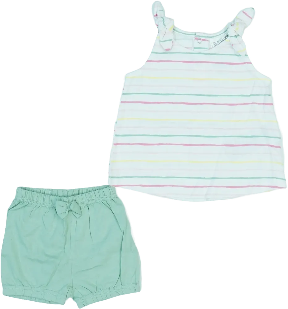 Többszínű Ergee 2 részes szett - Felsőruházat és nadrág EU 68 / UK 3-6 hónap / US 3-6 hónap