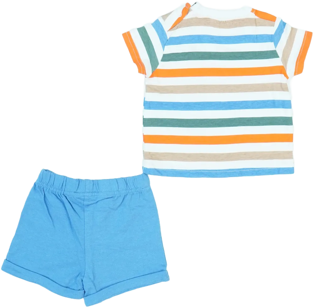 Többszínű Ergee 2 részes szett - Felsőruházat és nadrág EU 68 / UK 3-6 hónap / US 3-6 hónap