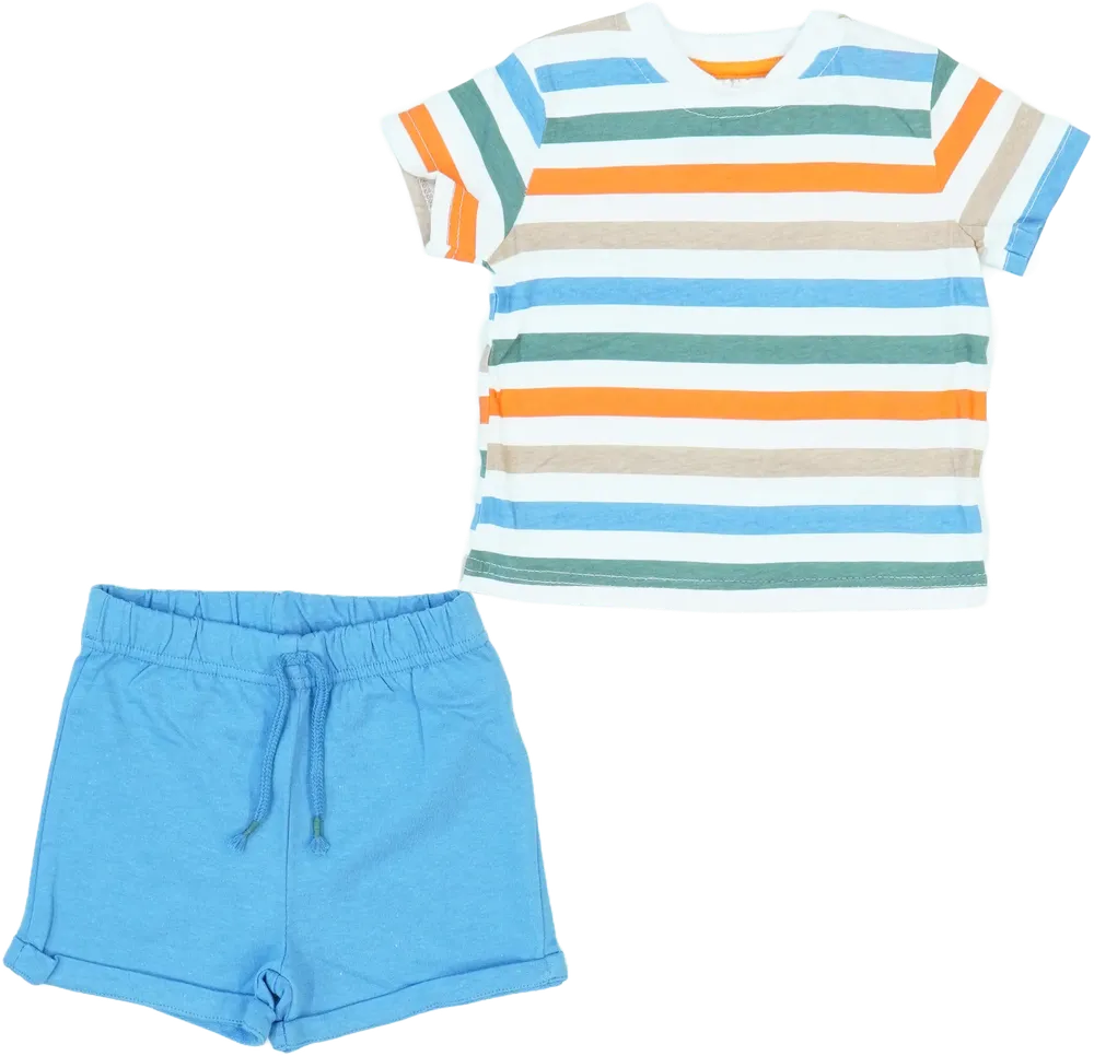 Többszínű Ergee 2 részes szett - Felsőruházat és nadrág EU 80 / UK 9-12 hónap / US 12 hónap