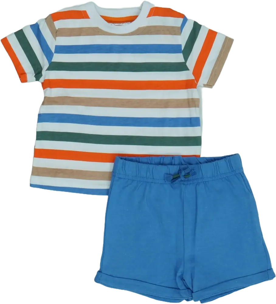 Többszínű Ergee 2 részes szett - Felsőruházat és nadrág EU 86 / UK 12-18 hónap / US 18 hónap