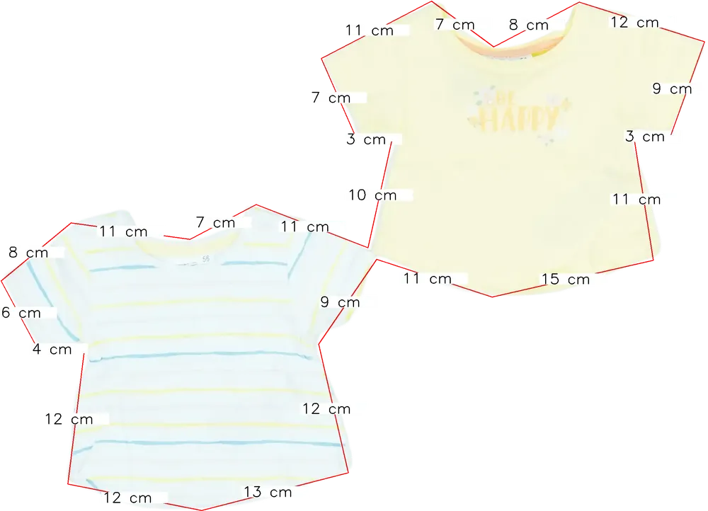 Többszínű Ergee 2 részes szett - Felsőruházat EU 56 / UK Újszülött / US Újszülött