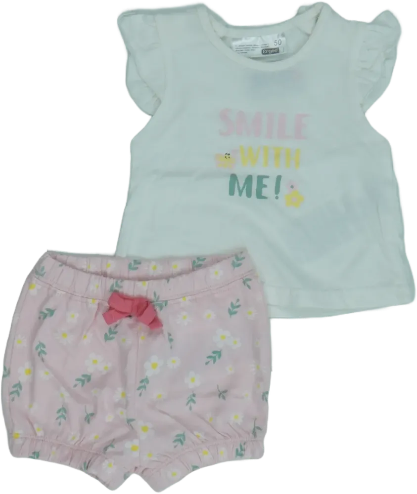 Multicoloured Ergee 2-piece set - Top &amp; Bottom EU 50 / UK Newborn / US Newborn
