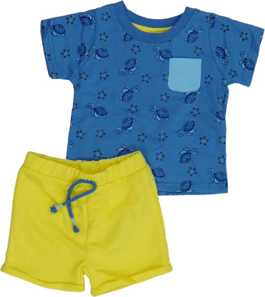 Multicoloured Ergee 2-piece set - Top &amp; Bottom EU 50 / UK Newborn / US Newborn