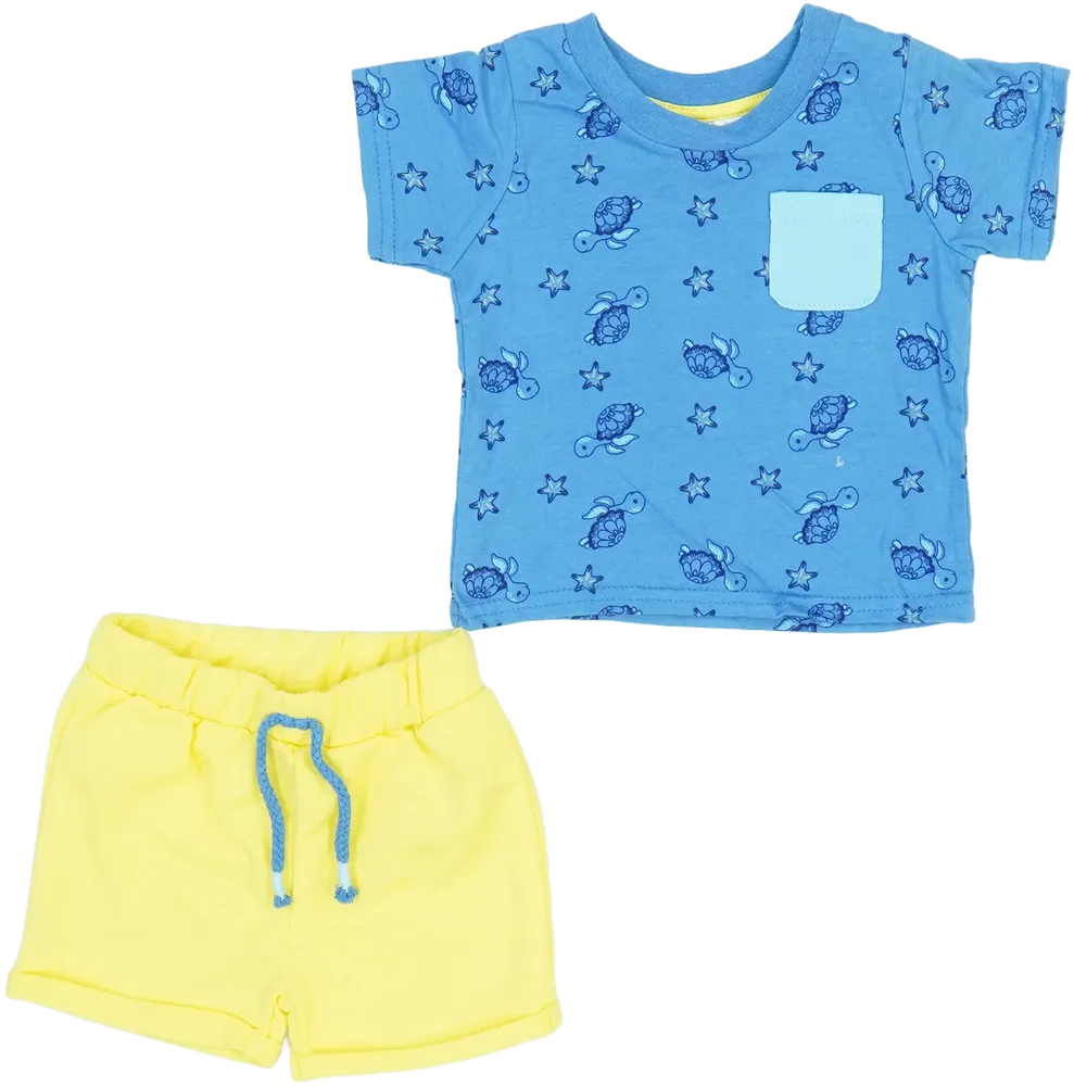 Többszínű Ergee 2 részes szett - Felsőruházat és nadrág EU 62 / UK 0-3 hónap / US 0-3 hónap