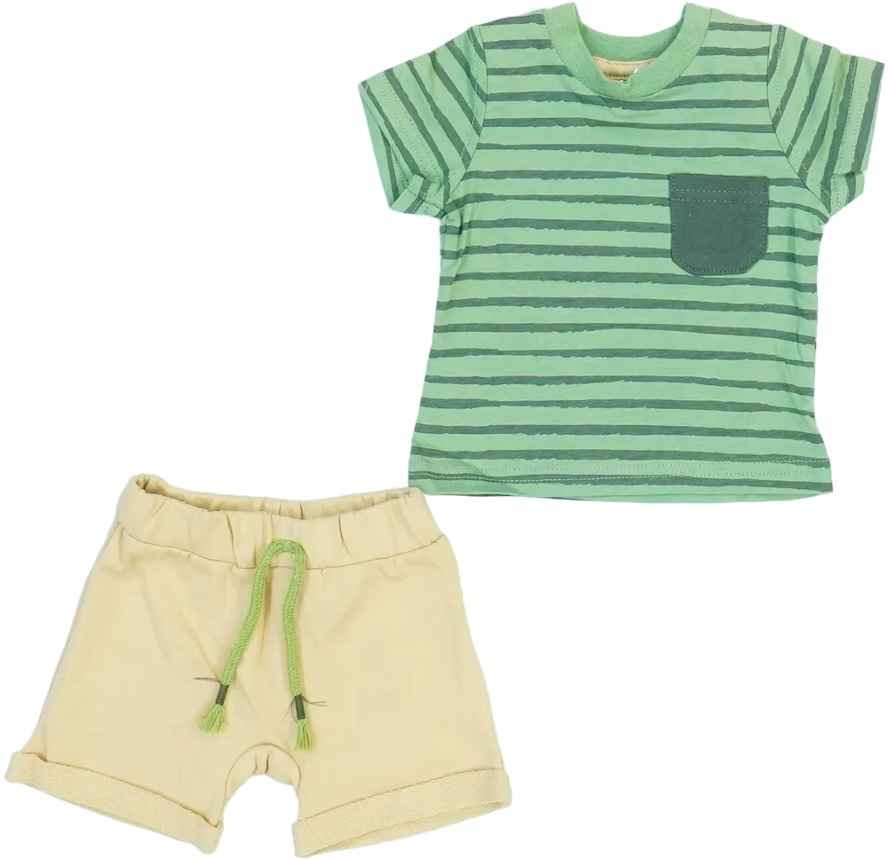 Többszínű Ergee 2 részes szett - Felsőruházat és nadrág EU 56 / UK Újszülött / US Újszülött