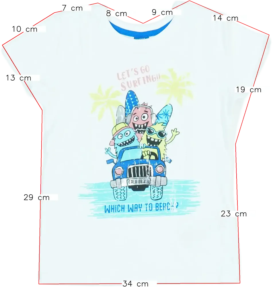 Fehér Kiki&amp;Koko Póló EU 110 / UK 5 év / US 5 év/XS