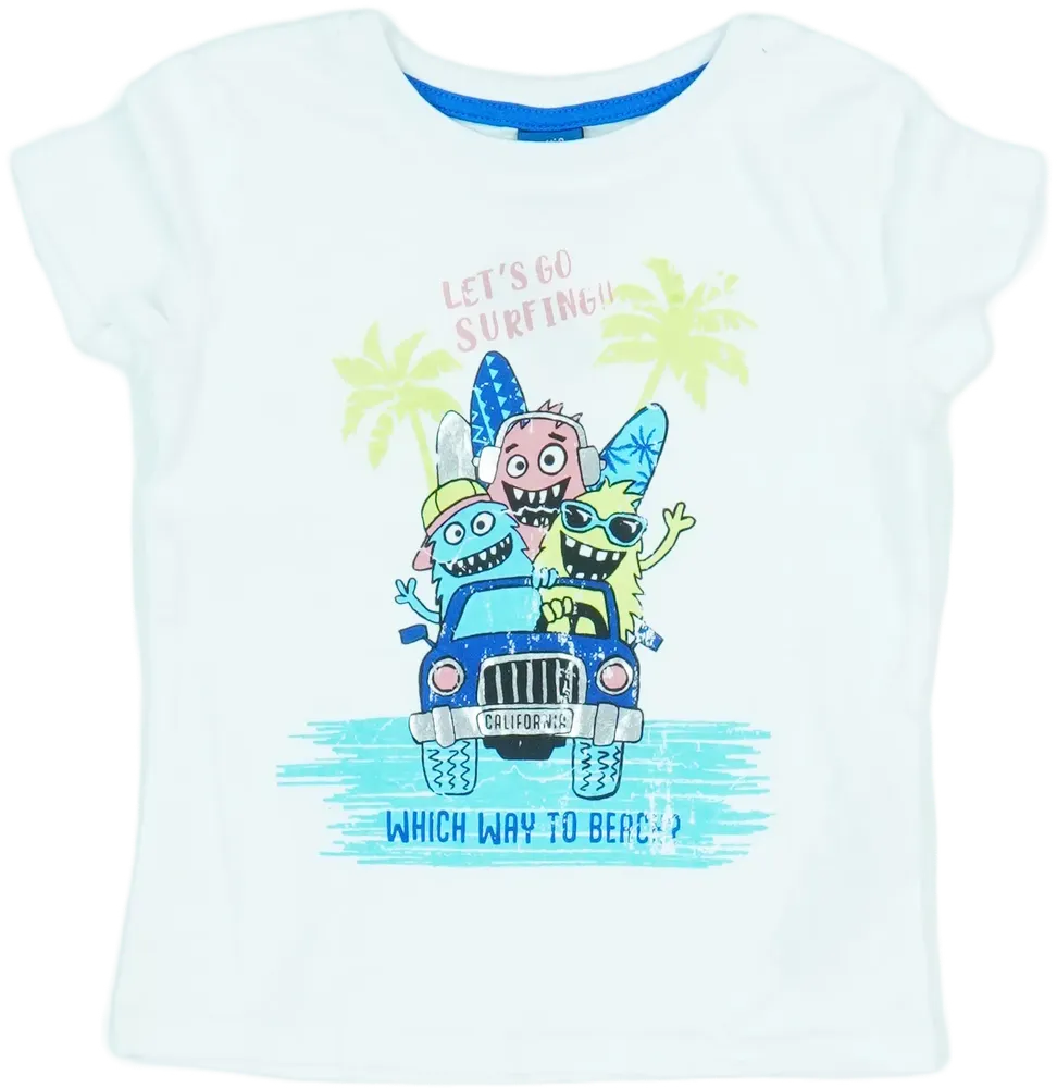 Fehér Kiki&amp;Koko Póló EU 92 / UK 2 év / US 2T