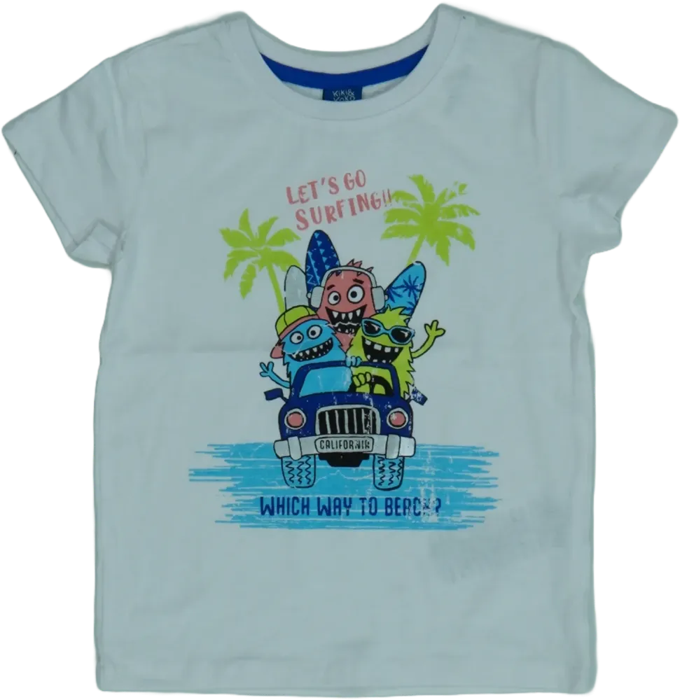 Fehér Kiki&amp;Koko Póló EU 98 / UK 3 év / US 3T