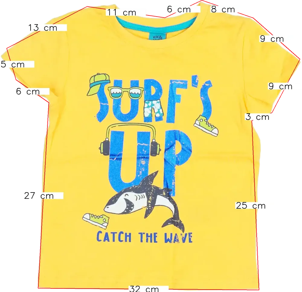 Sárga Kiki&amp;Koko Póló EU 98 / UK 3 év / US 3T