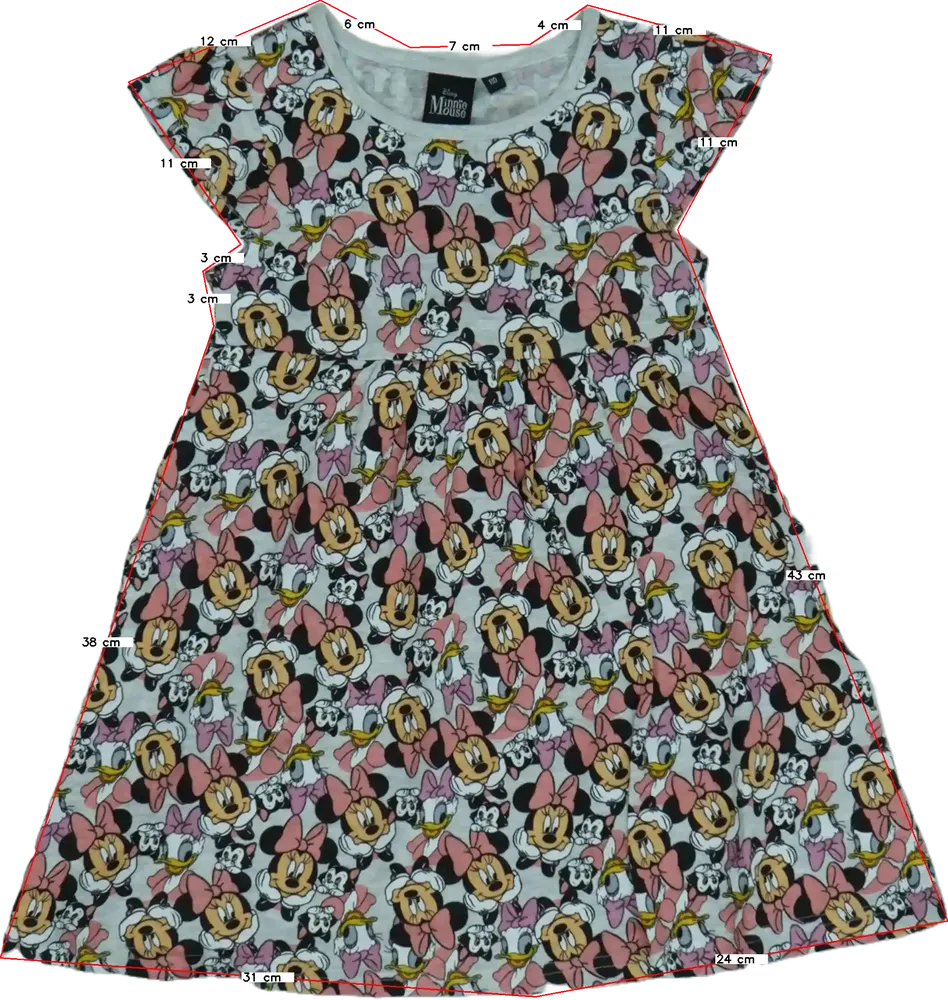 Szürke Disney Ruha EU 110 / UK 5 év / US 5 év/XS