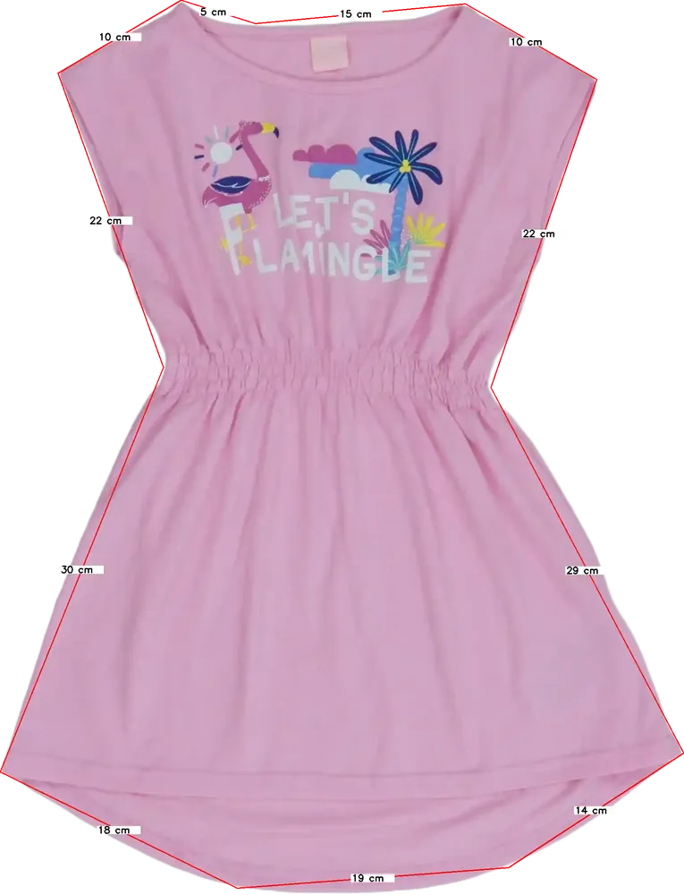 Rózsaszín Kiki&amp;Koko Ruha EU 110 / UK 5 év / US 5 év/XS