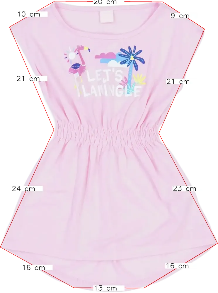 Rózsaszín Kiki&amp;Koko Ruha EU 92 / UK 2 év / US 2T