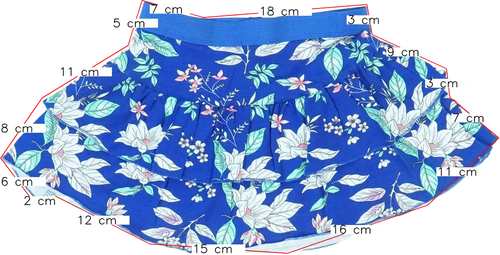 Kék Kiki&amp;Koko Szoknya EU 110 / UK 5 év / US 5 év/XS