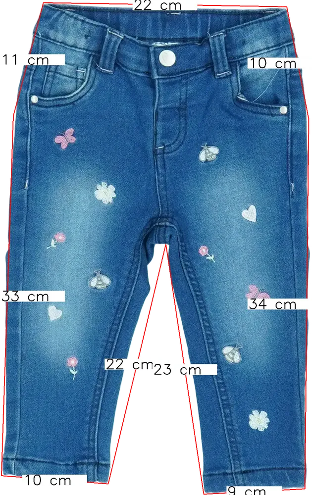 Kék Ergee Farmernadrág EU 80 / UK 9-12 hónap / US 12 hónap