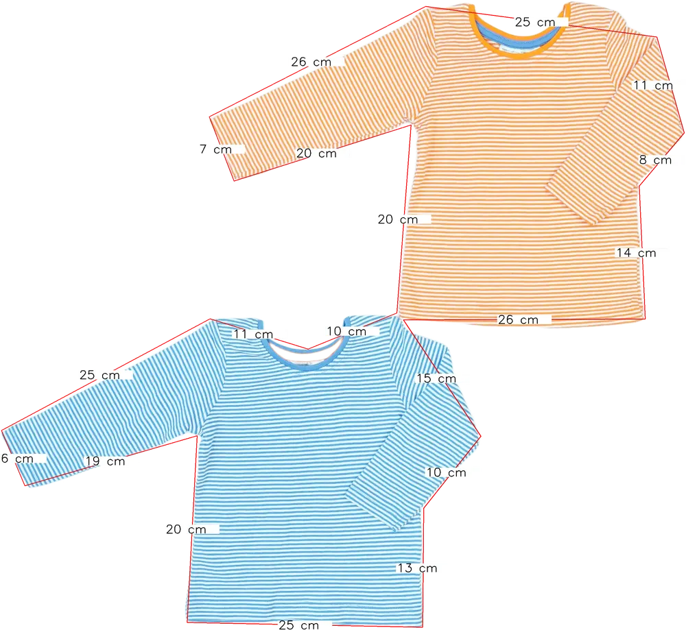 Multicoloured Ergee 2-piece set - Top EU 74 / UK 6-9 months / US 6-9 months