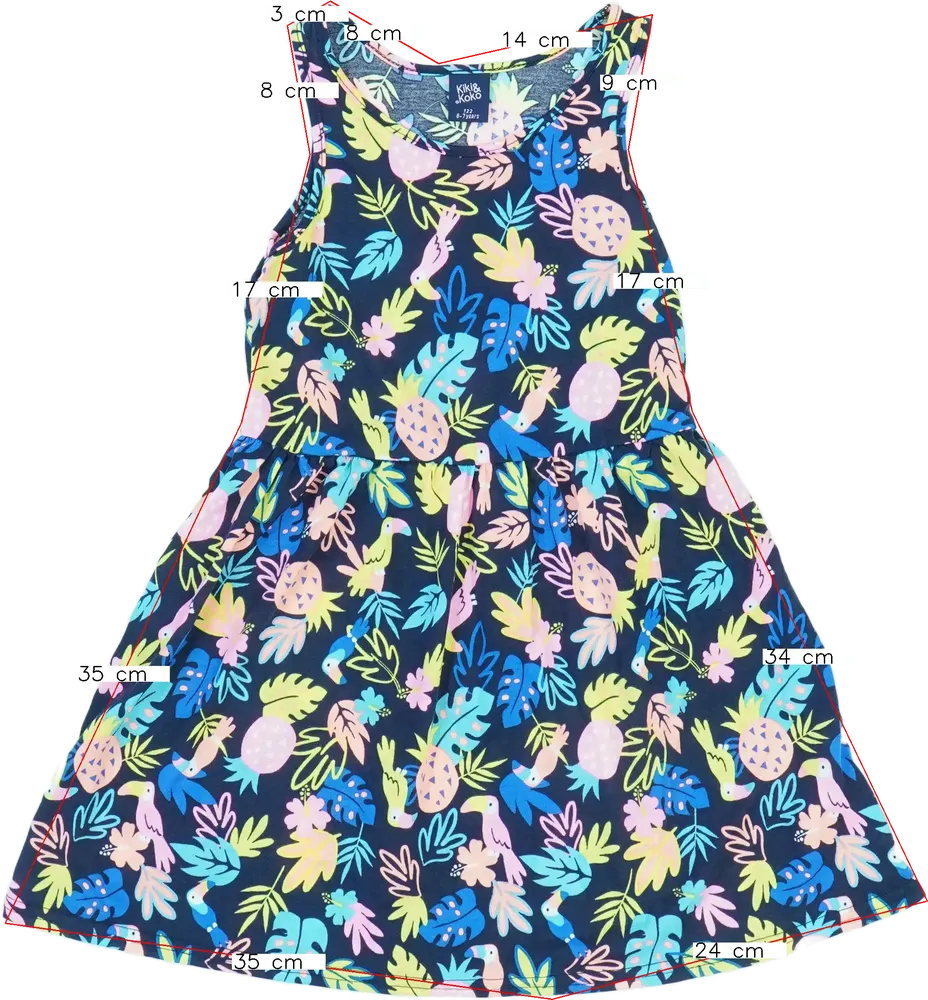 Kék Kiki&amp;Koko Ruha EU 122 / UK 7 év / US 7 év/M