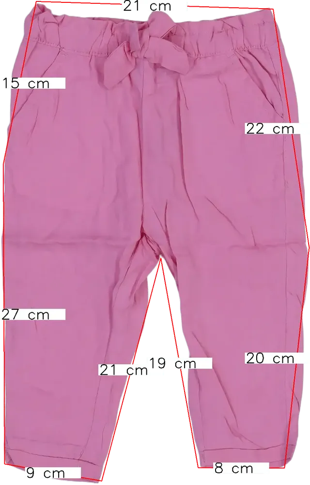 Rózsaszín Ergee Hosszúnadrág EU 74 / UK 6-9 hónap / US 6-9 hónap