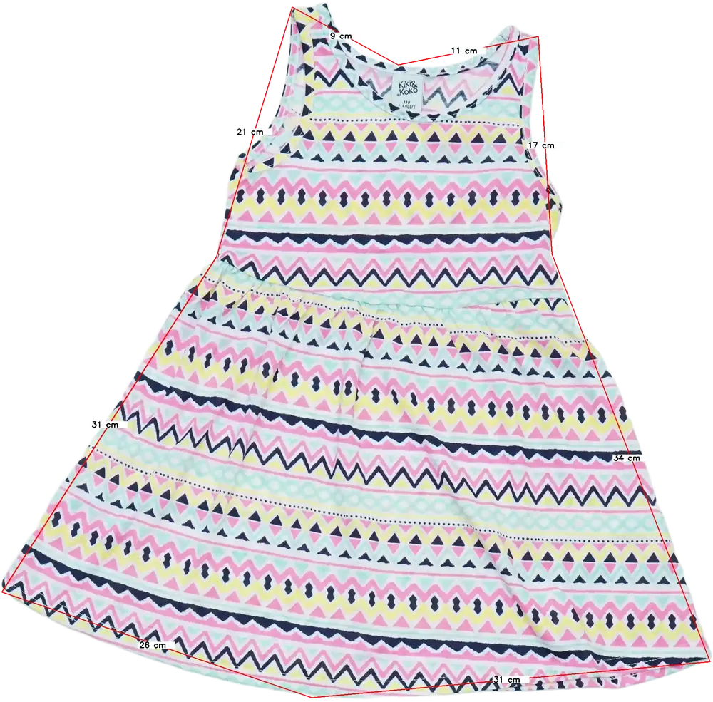 Fehér Kiki&amp;Koko Ruha EU 110 / UK 5 év / US 5 év/XS