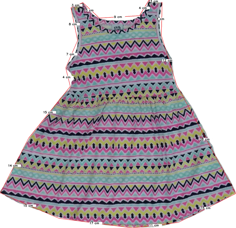 Fehér Kiki&amp;Koko Ruha EU 122 / UK 7 év / US 7 év/M