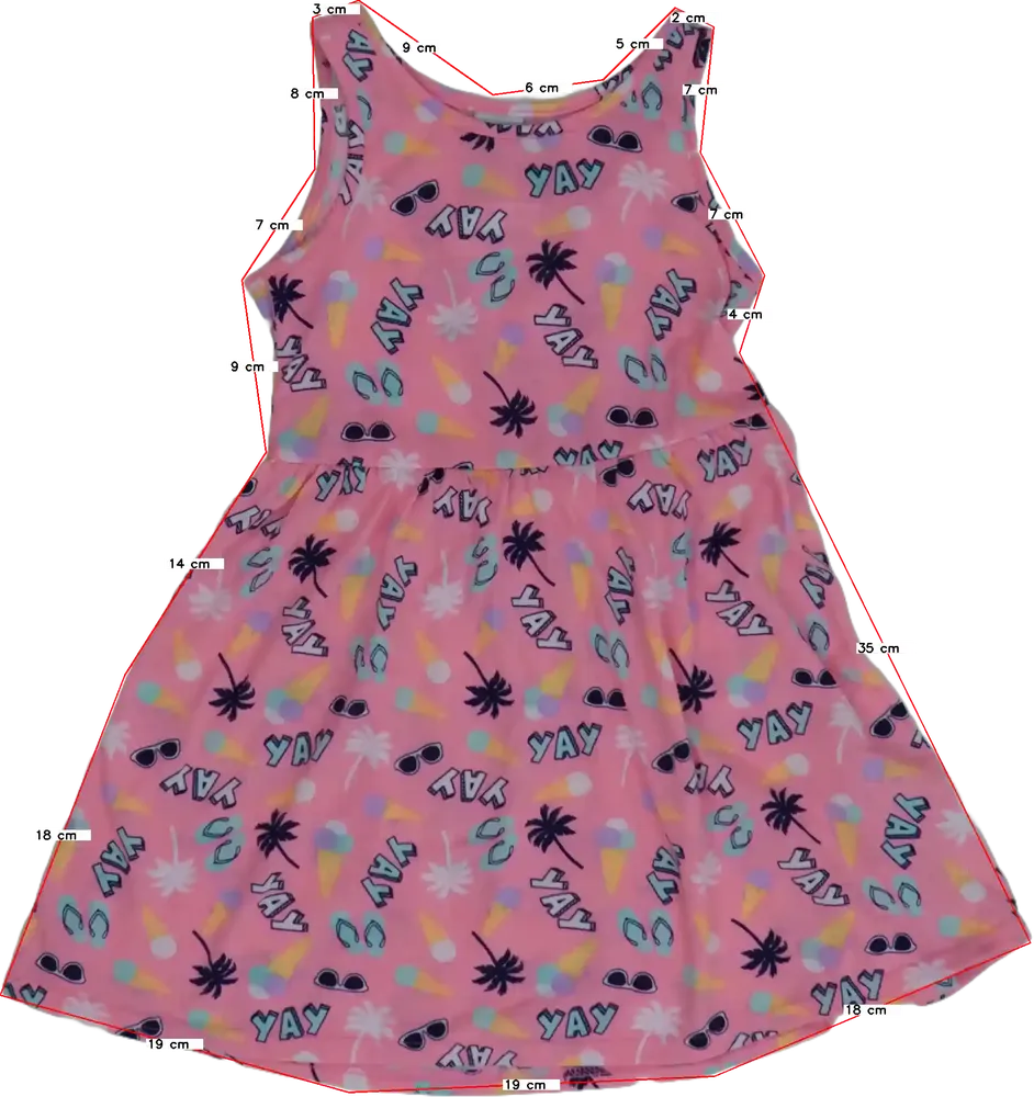 Rózsaszín Kiki&amp;Koko Ruha EU 116 / UK 6 év / US 6 év/S