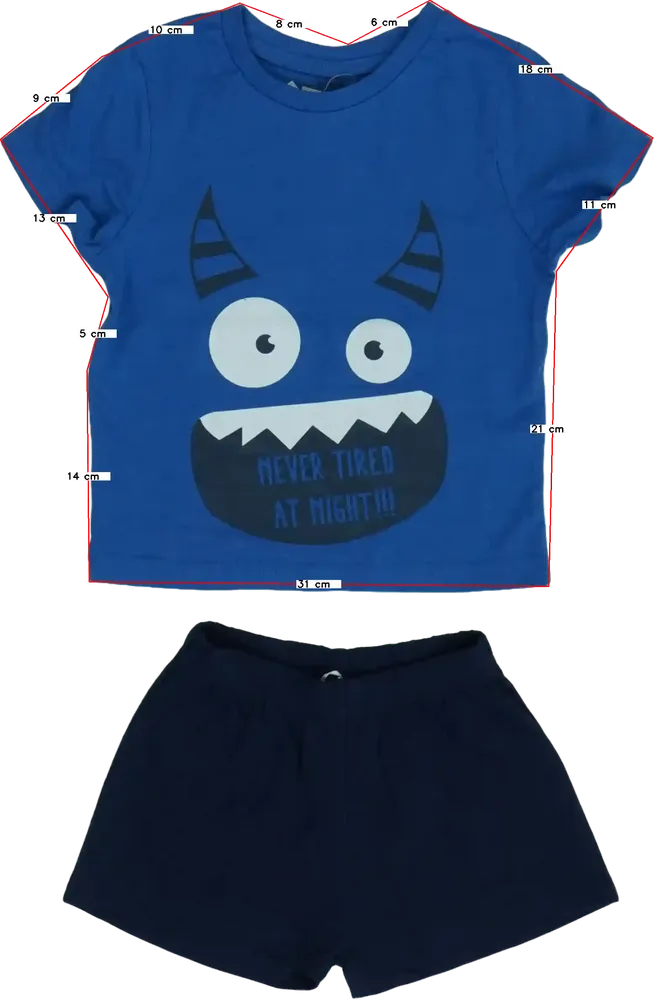 Kék Kiki&amp;Koko 2 részes szett - Felsőruházat és nadrág EU 92 / UK 2 év / US 2T