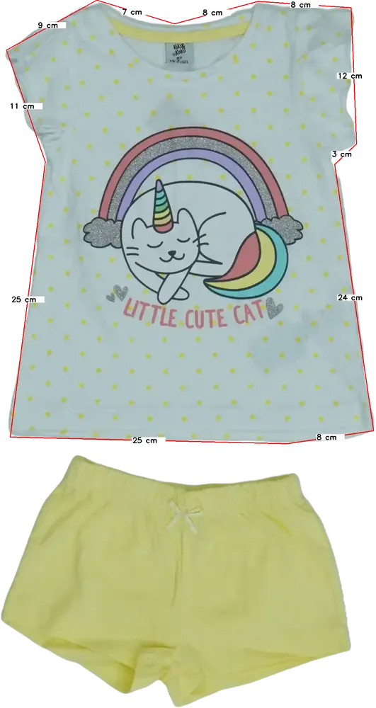 Multicoloured Kiki&amp;Koko 2-piece set - Top &amp; Bottom EU 92 / UK 2 years / US 2T