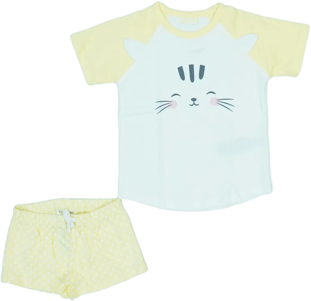Yellow Kiki&amp;Koko 2-piece set - Top &amp; Bottom EU 104 / UK 4 years / US 4T/XS