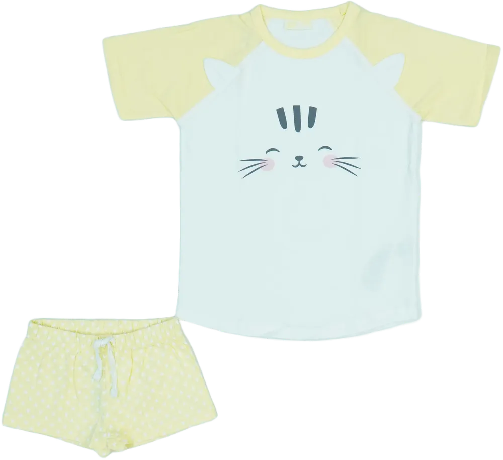 Sárga Kiki&amp;Koko 2 részes szett - Felsőruházat és nadrág EU 116 / UK 6 év / US 6 év/S