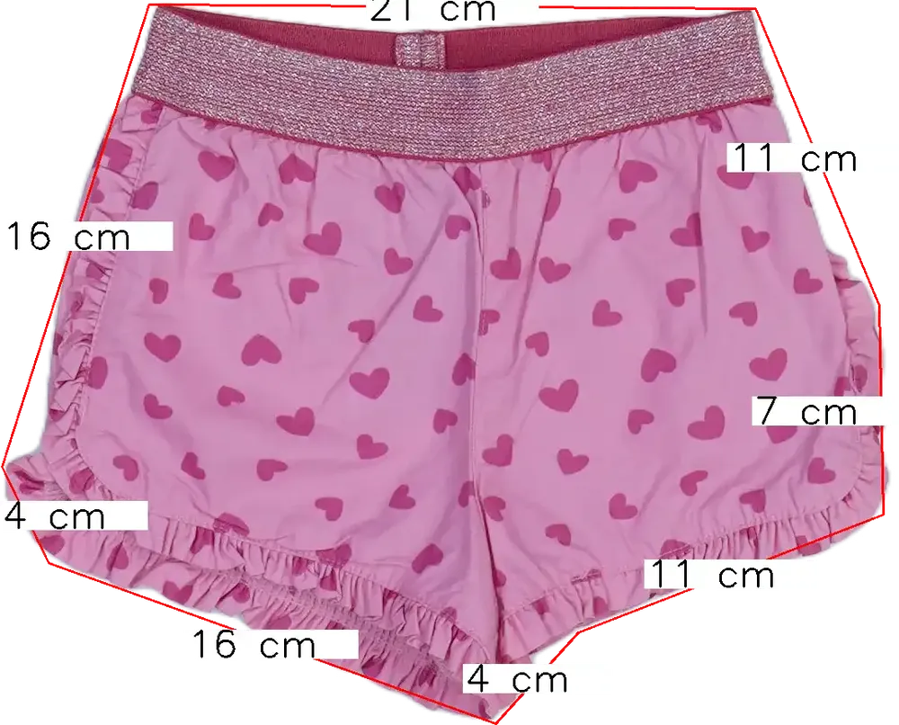 Rózsaszín Ergee Rövidnadrág EU 74 / UK 6-9 hónap / US 6-9 hónap