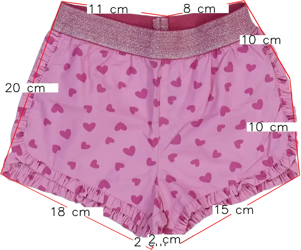 Rózsaszín Ergee Rövidnadrág EU 80 / UK 9-12 hónap / US 12 hónap