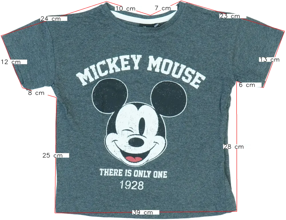 Szürke Disney Póló EU 134 / UK 9 év / US 9 év/L