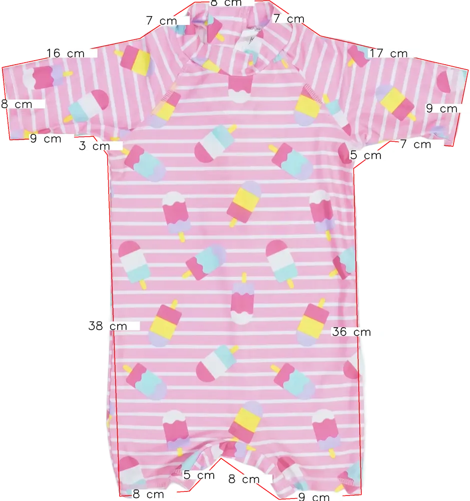 Rózsaszín Kiki&amp;Koko Napvédő ruházat EU 98 / UK 3 év / US 3T