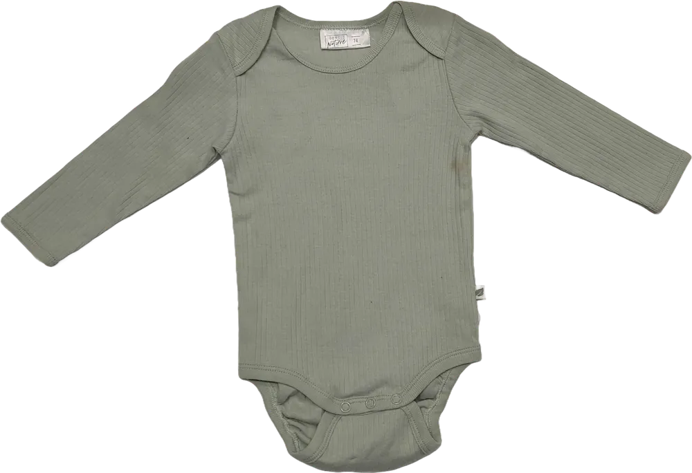 Zöld Identic Hosszú ujjú body EU 74 / UK 6-9 hónap / US 6-9 hónap