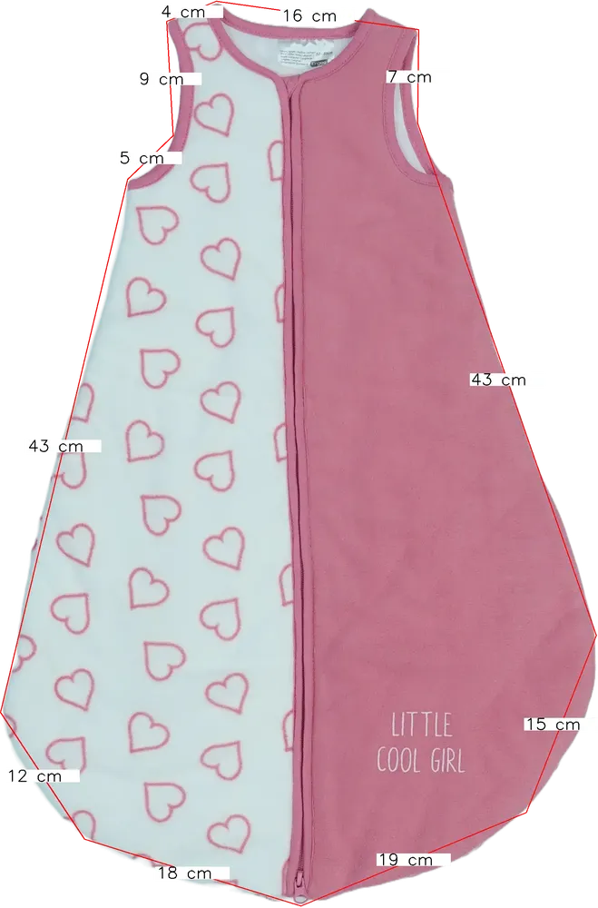 Rózsaszín Ergee Hálózsák EU 50 / UK Újszülött / US Újszülött