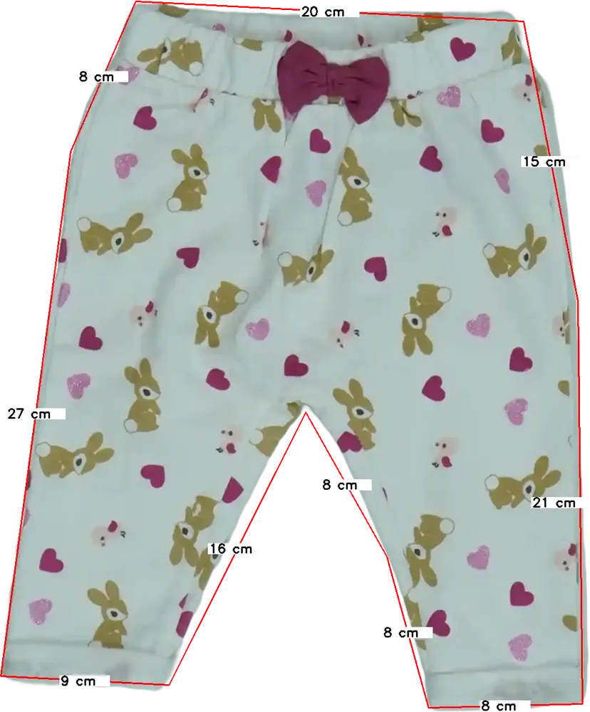 Fehér Ergee Melegítőnadrág EU 68 / UK 3-6 hónap / US 3-6 hónap