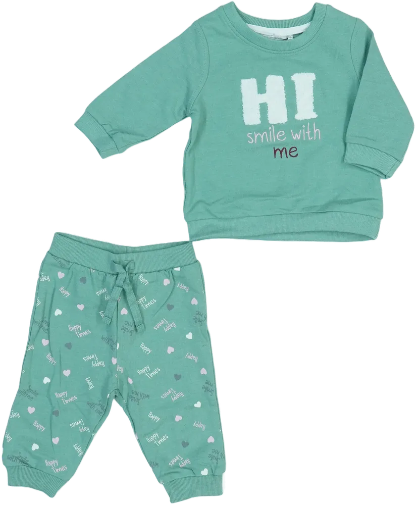 Green Ergee 2-piece set - Top &amp; Bottom EU 68 / UK 3-6 months / US 3-6 months