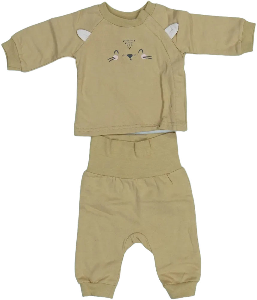 Brown Ergee 2-piece set - Top &amp; Bottom EU 56 / UK Newborn / US Newborn