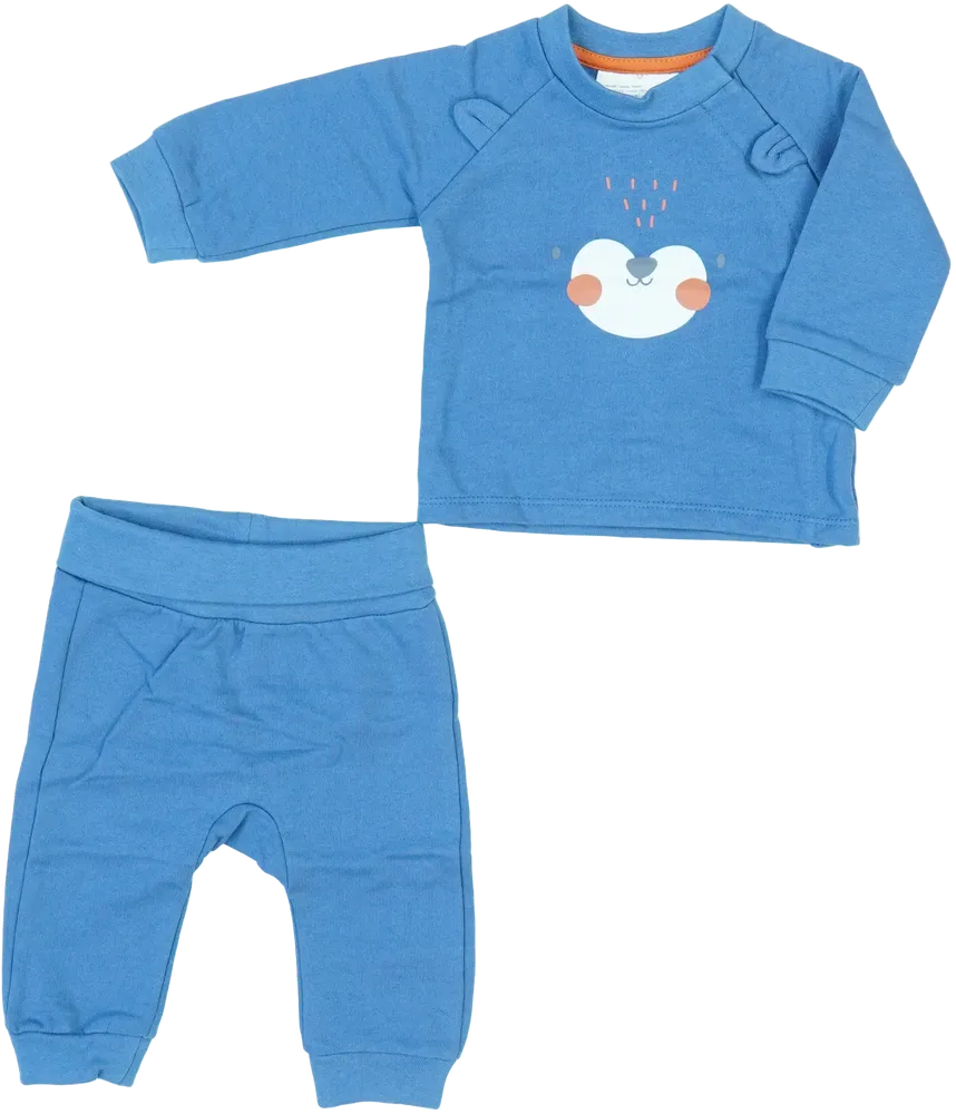 Kék Ergee 2 részes szett - Felsőruházat és nadrág EU 56 / UK Újszülött / US Újszülött