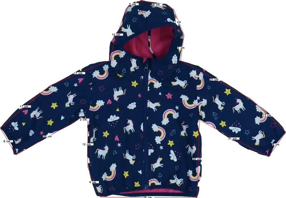 Kék Ergee Széldzseki EU 80 / UK 9-12 hónap / US 12 hónap