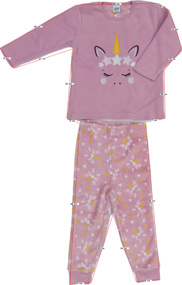 Rózsaszín Kiki&amp;Koko Pizsama EU 92 / UK 2 év / US 2T