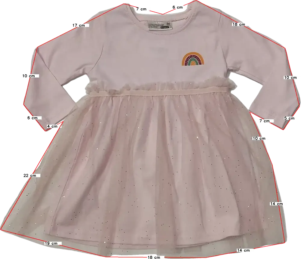 Rózsaszín Ergee Ruha EU 80 / UK 9-12 hónap / US 12 hónap