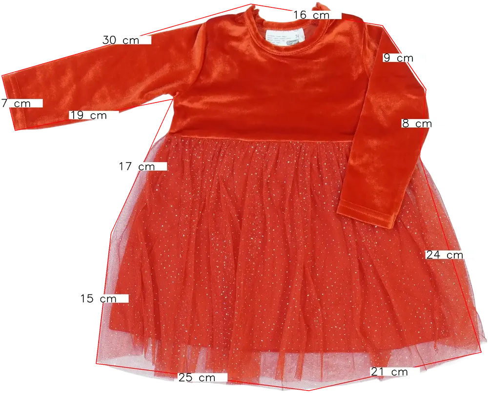 Piros Ergee Ruha EU 74 / UK 6-9 hónap / US 6-9 hónap