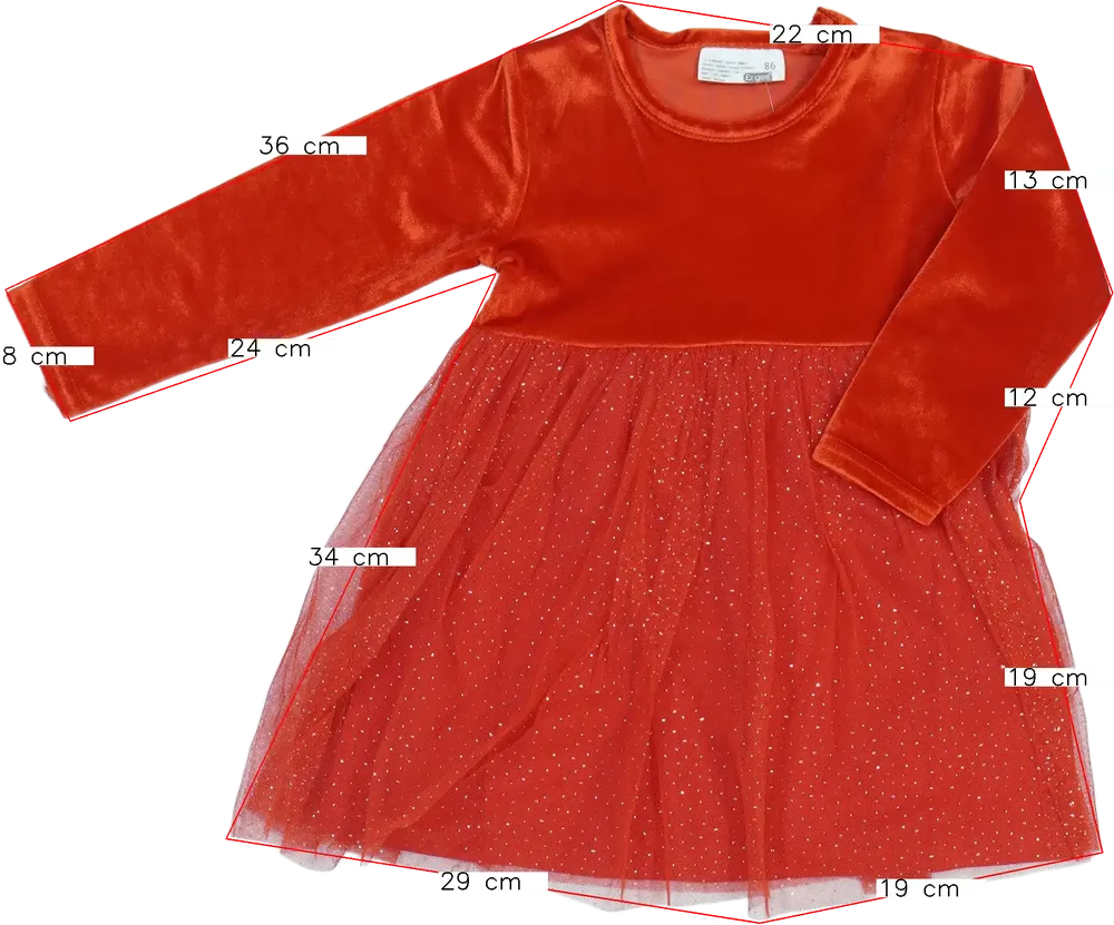 Piros Ergee Ruha EU 86 / UK 12-18 hónap / US 18 hónap